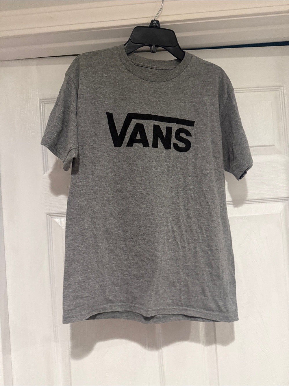 Vans Grey Tee with Black Logo